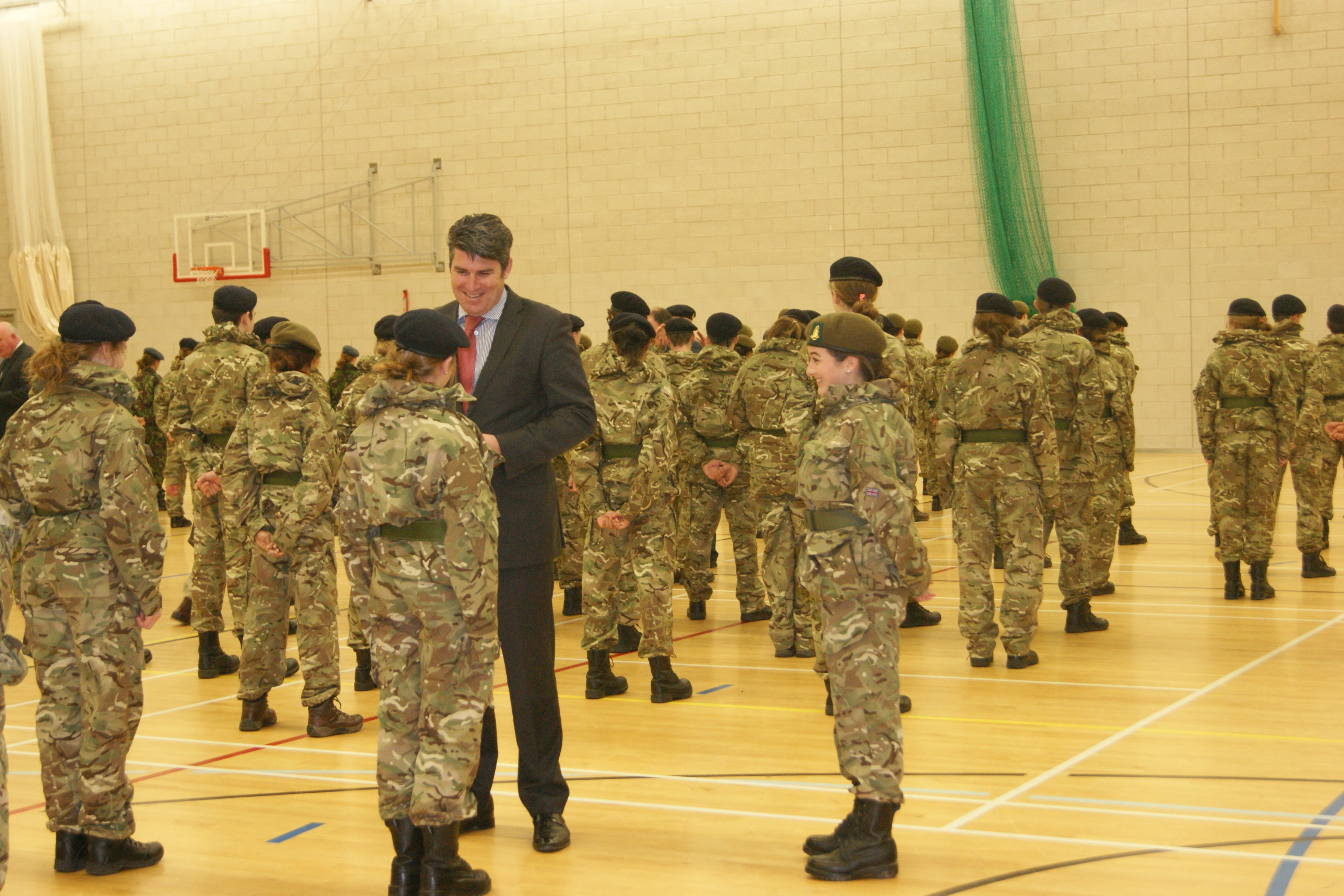 CCF Biennial Inspection with Group Captain Stirrat, 21st March 2016